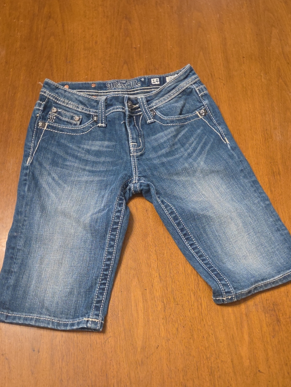 Miss Me Girls Denim Bermuda Shorts